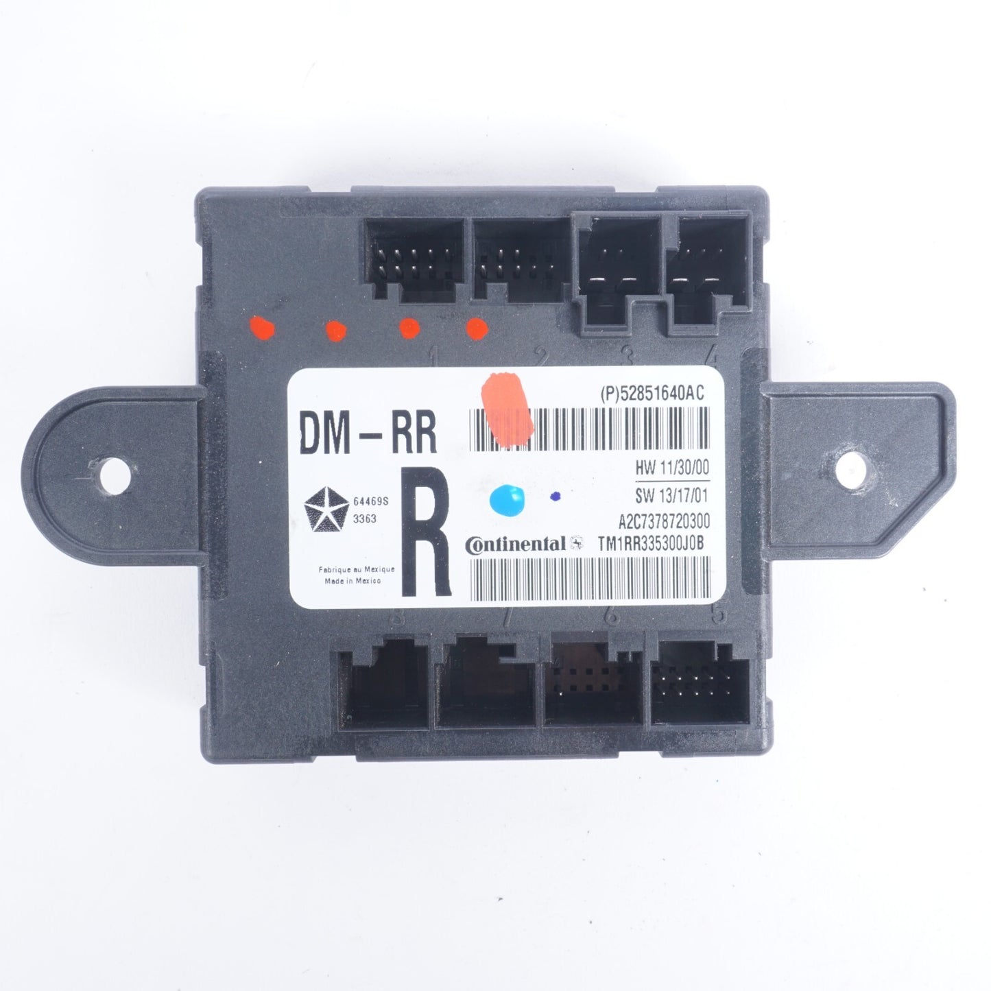2014-2021 Maserati Ghibli Rear Right Passenger Side Door Control Module OEM