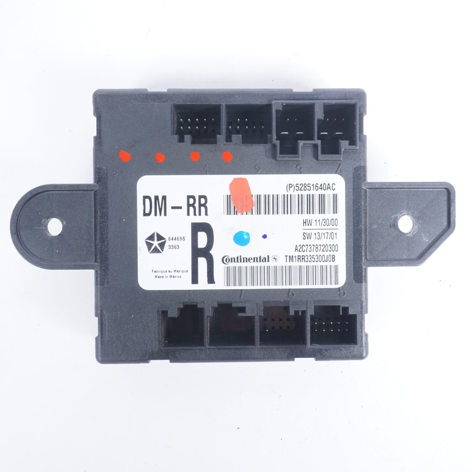 2014-2021 Maserati Ghibli Rear Right Passenger Side Door Control Module OEM