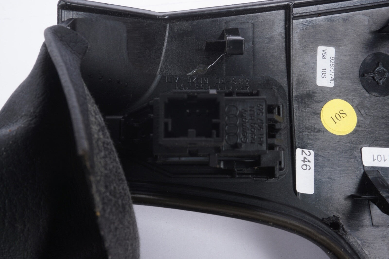 2011-2018 AUDI A8 L S8 D4 STEERING COLUMN SHROUD COVER W/ SPEEDOMETER TRIM OEM