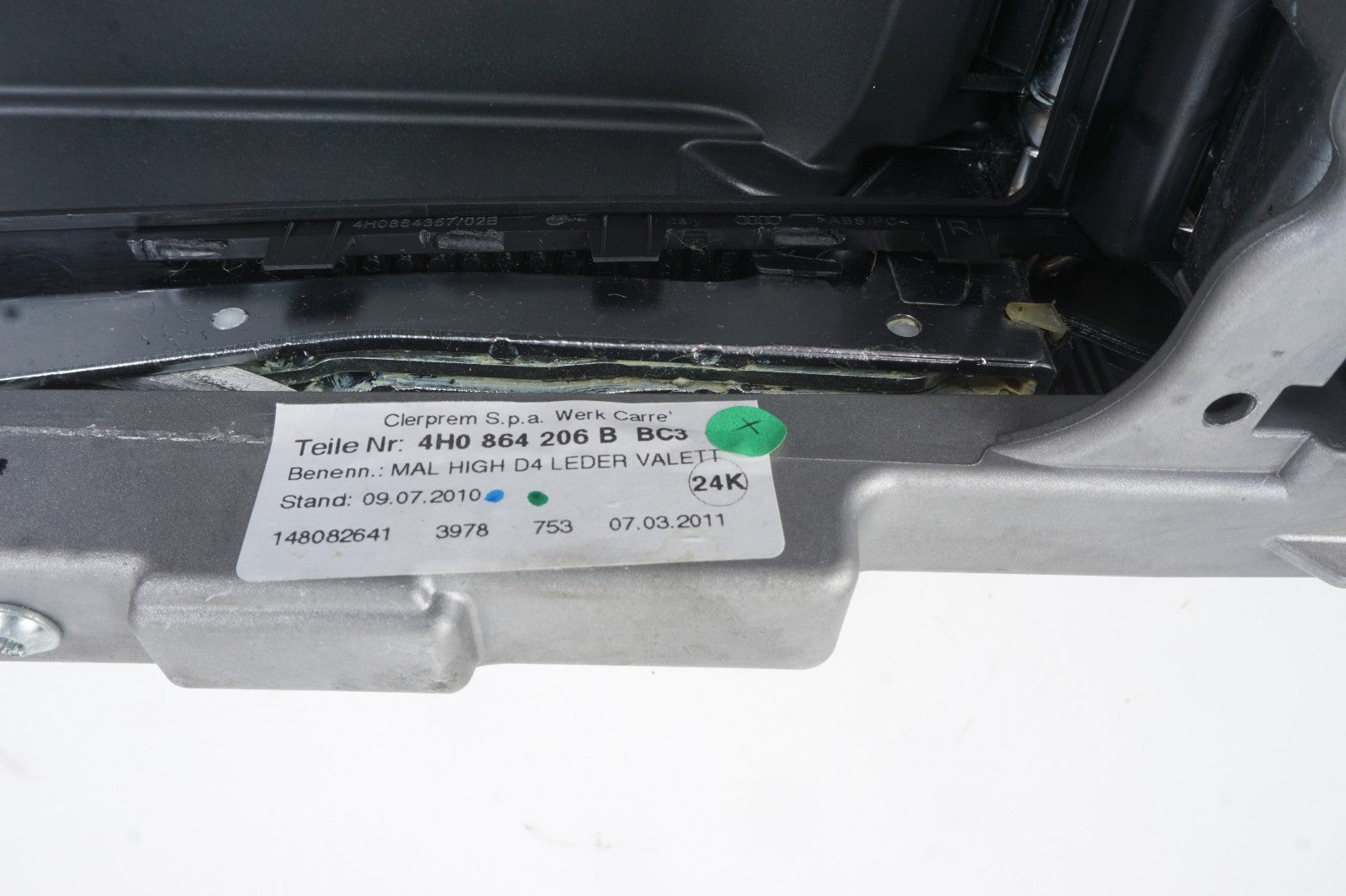 2011 - 2017 Audi D4 A8 A8L Center Console Arm Rest Armrest OEM