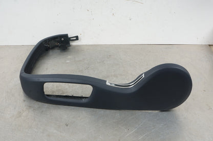 11-20 BENTLEY MULSANNE FRONT LEFT SEAT LEATHER BEZEL COVER BLUE