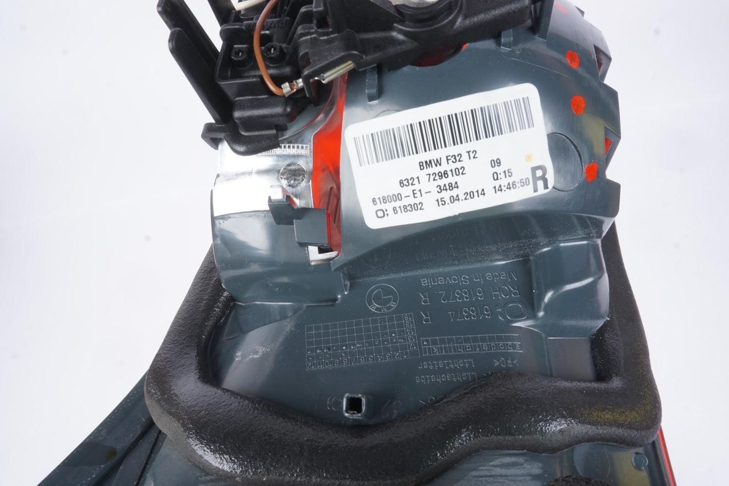 14-17 BMW 428 435 440 Convertible Inner Tail Light Right Passenger Side OEM