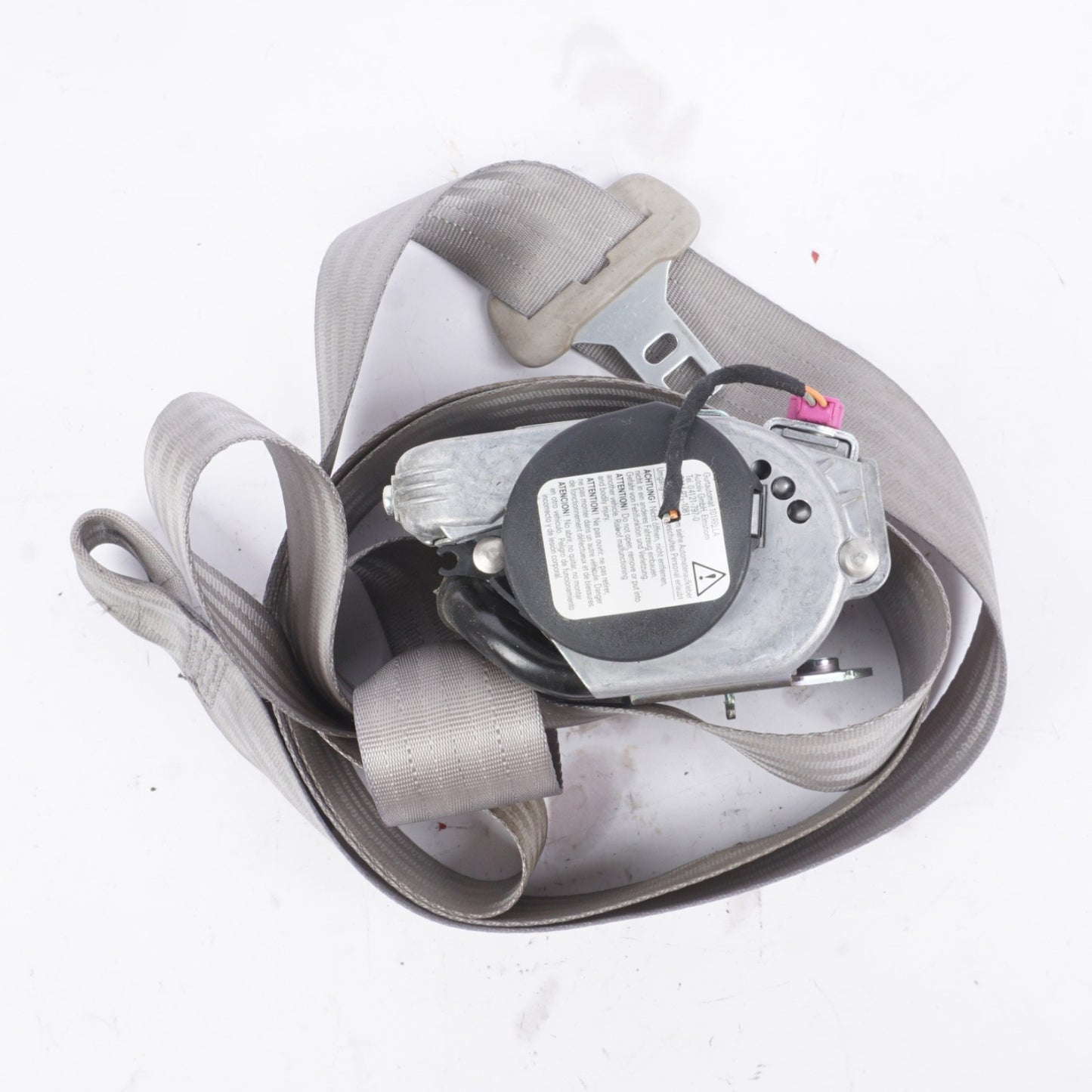 08-12 VOLVO 70 SERIES C70 FRONT PASSENGER RIGHT SEAT BELT RETRACTOR OEM