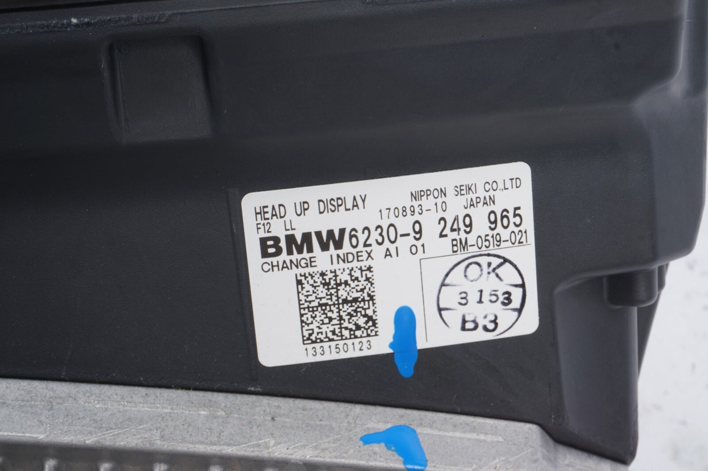 13-18 BMW 650i 640i Grand Coupe Heads Up Display Projector 9249965 OEM