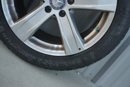 07-13 Mercedes W221 S550 CL500 Alloy Wheel Rim 9.5Jx19H2 & Tire SET Of 4 OEM