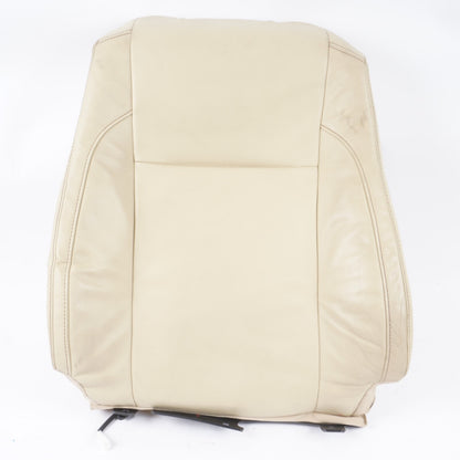 2014-2016 TOYOTA HIGHLANDER FRONT LEFT DRIVER SEAT LEATHER BACKREST OEM BEIGE