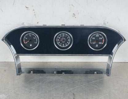 11-20 BENTLEY MULSANNE DASH CENTER GAUGE FUEL CLOCK TEMPERATURE TRIM BLUE COLOR