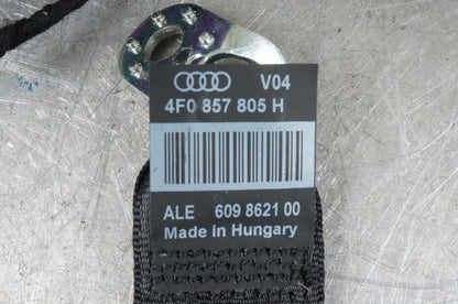 05-08 Audi A6 Rear Left or Right Seatbelt Seat Belt Retractor 4F0857805H Black