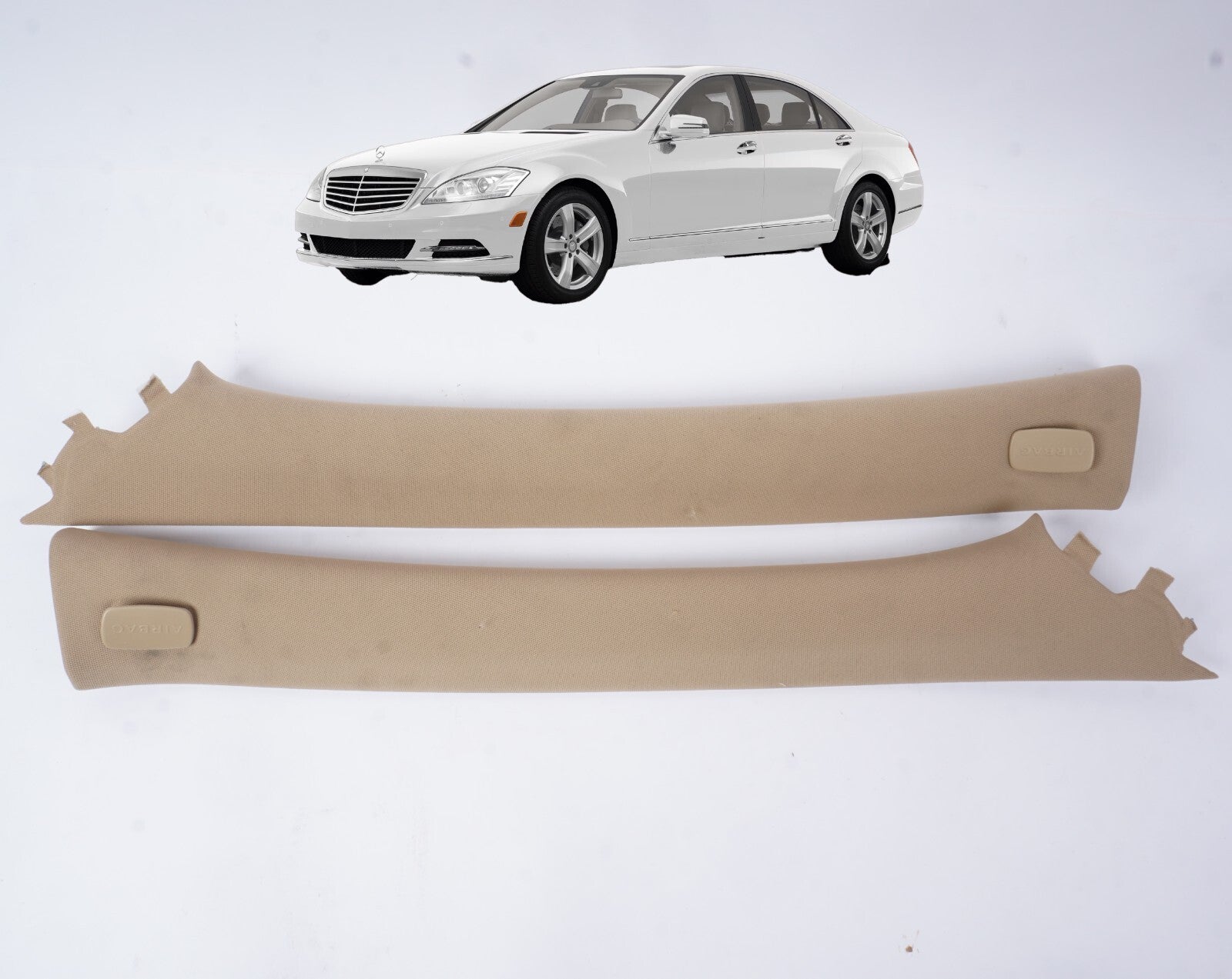 07-14 Mercedes W221 S550 A Pillar Trim Panel Left & Right OEM