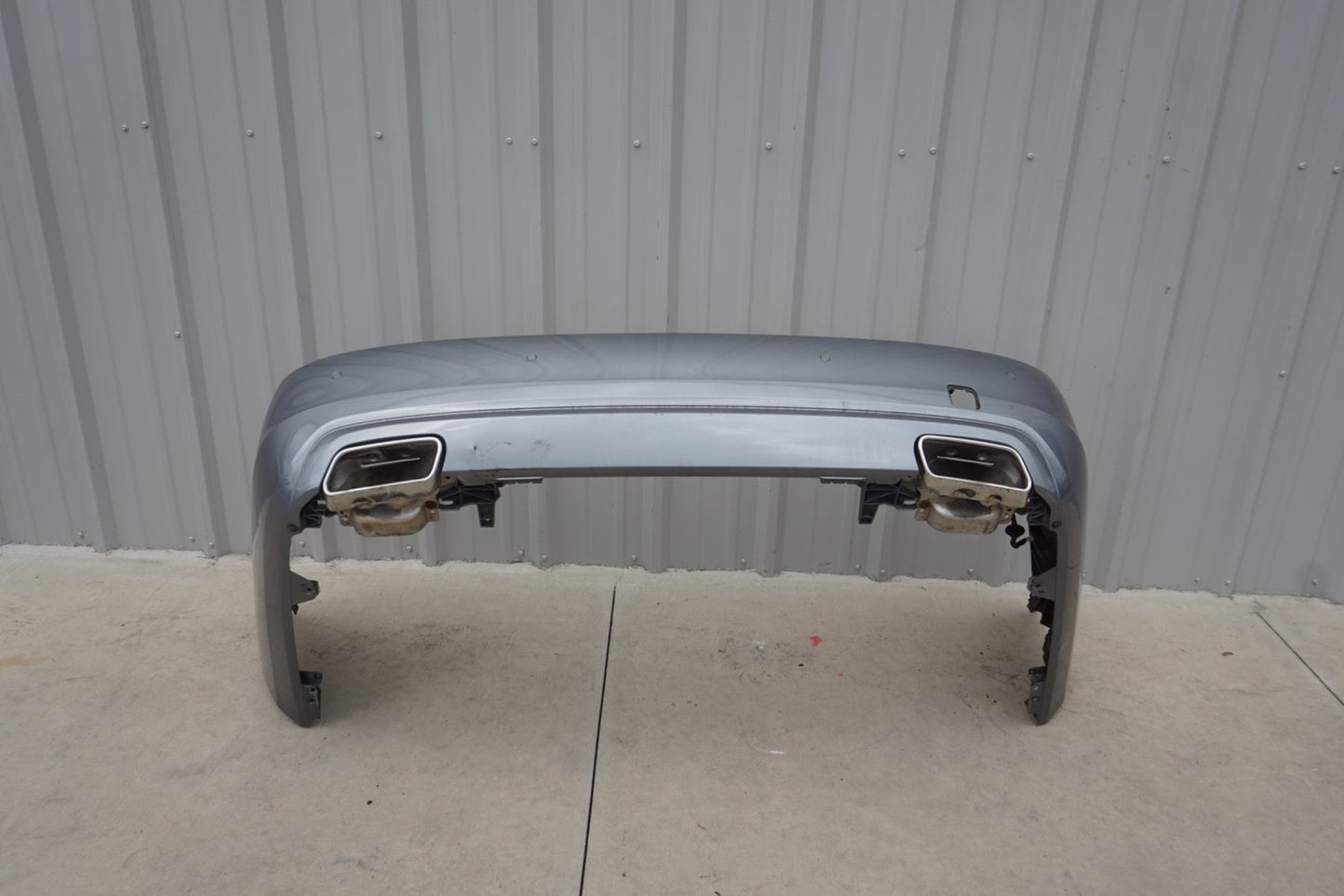 10-13 Mercedes W221 S400 S550 Rear Bumper Cover Assembly GRAY OEM