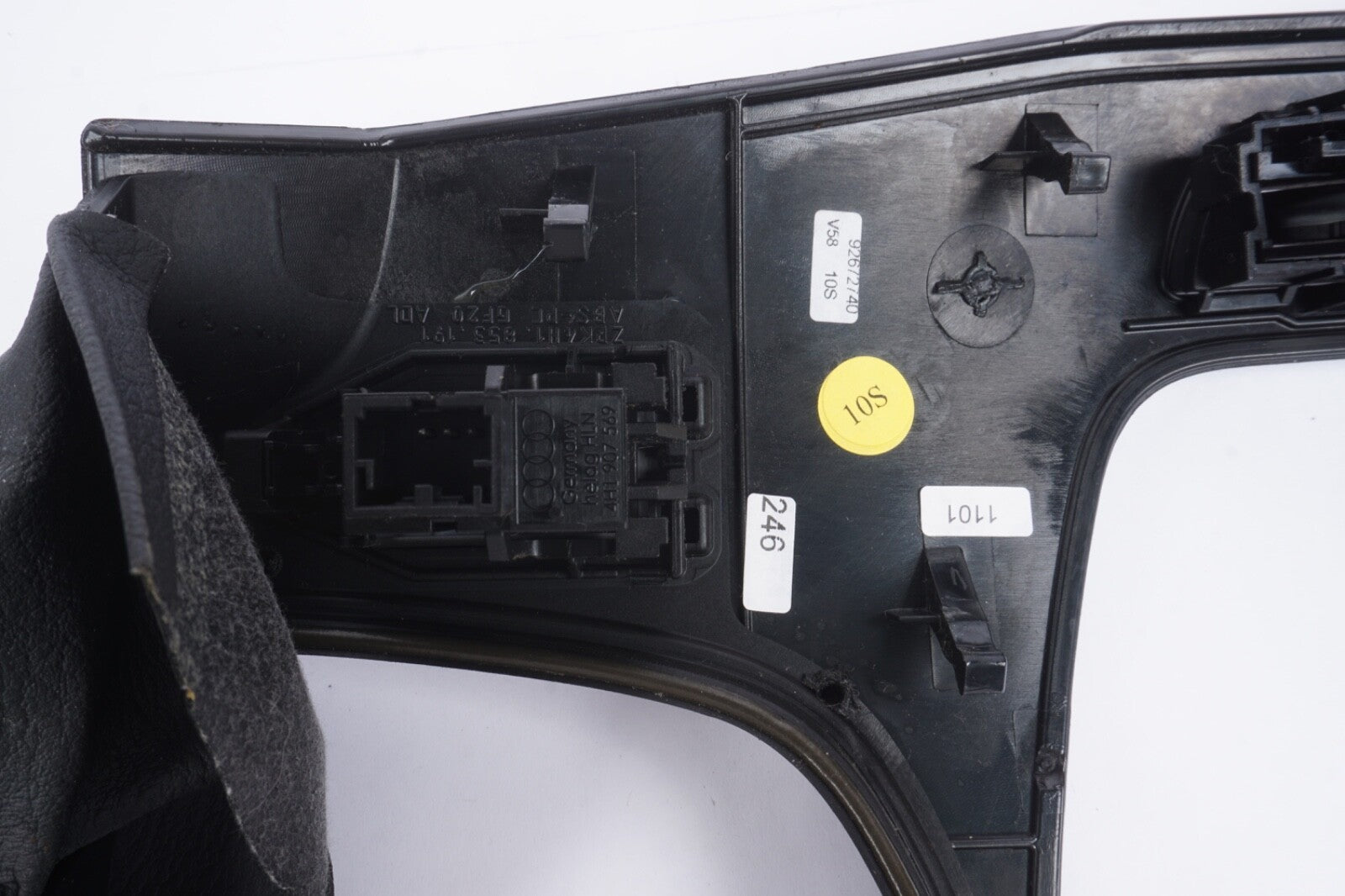 2011-2018 AUDI A8 L S8 D4 STEERING COLUMN SHROUD COVER W/ SPEEDOMETER TRIM OEM
