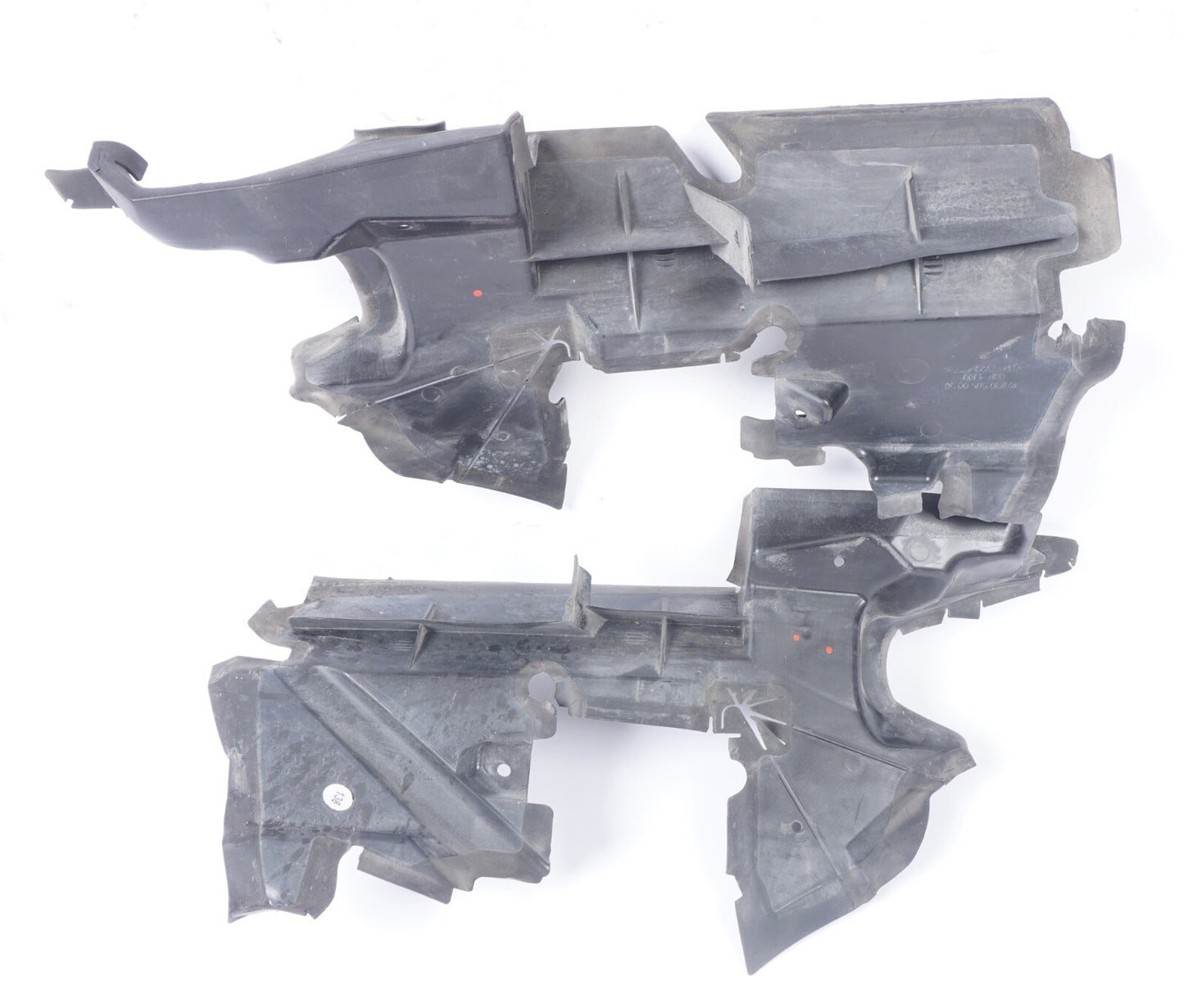 03-06 Mercedes R230 SL500 Front Left and Right Radiator Air Guide Duct Baffle