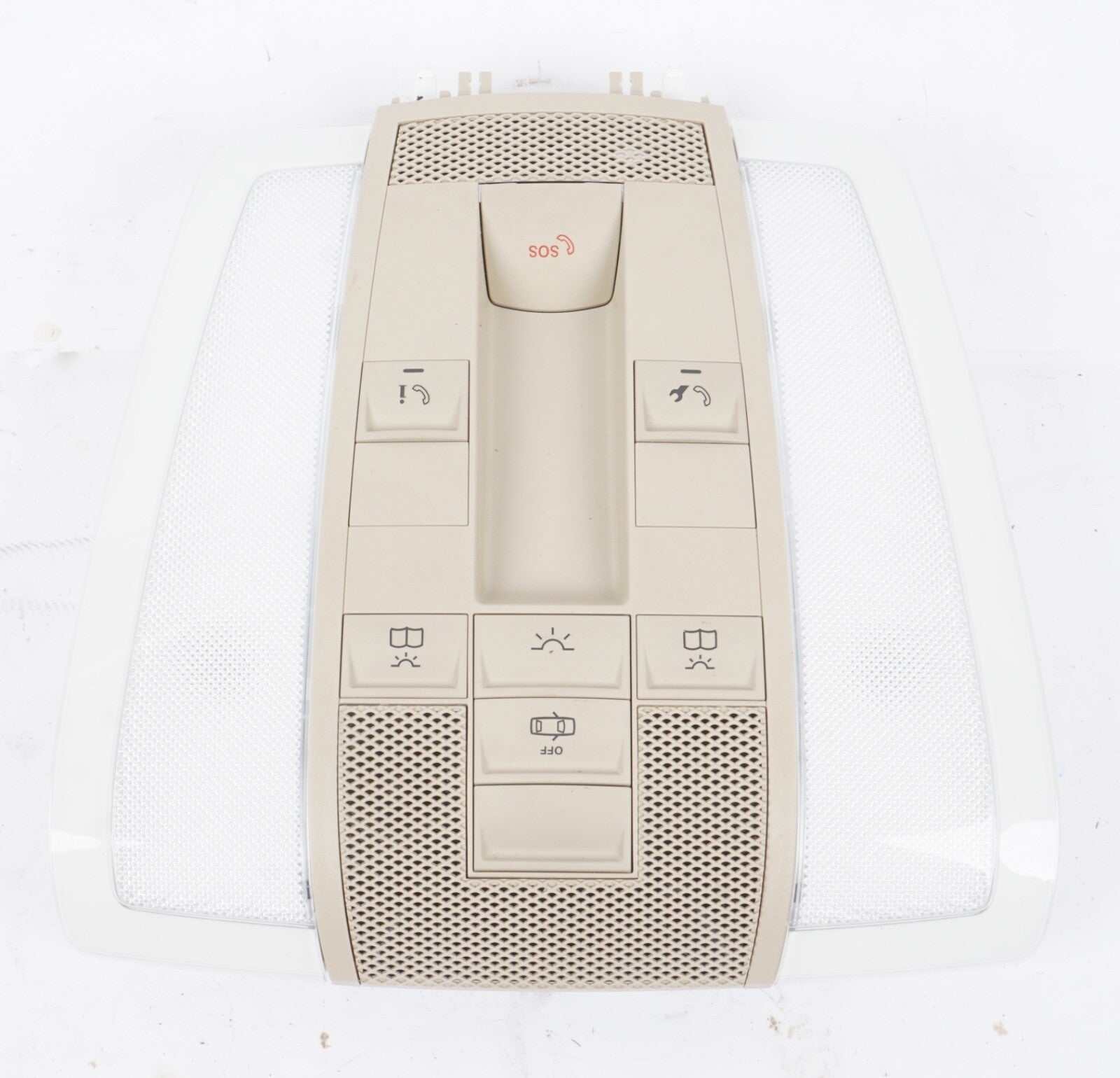11-17 Mercedes W207 E550 E350 Convertible Overhead Dome Light Lamp BEIGE OEM