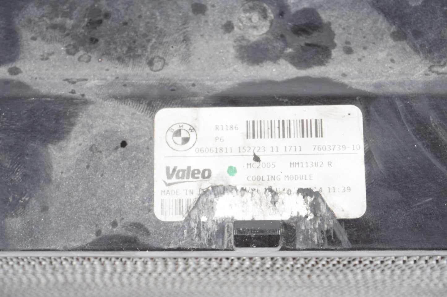 13 - 18 BMW 650I Cooling Radiator & A/C Condenser  OEM