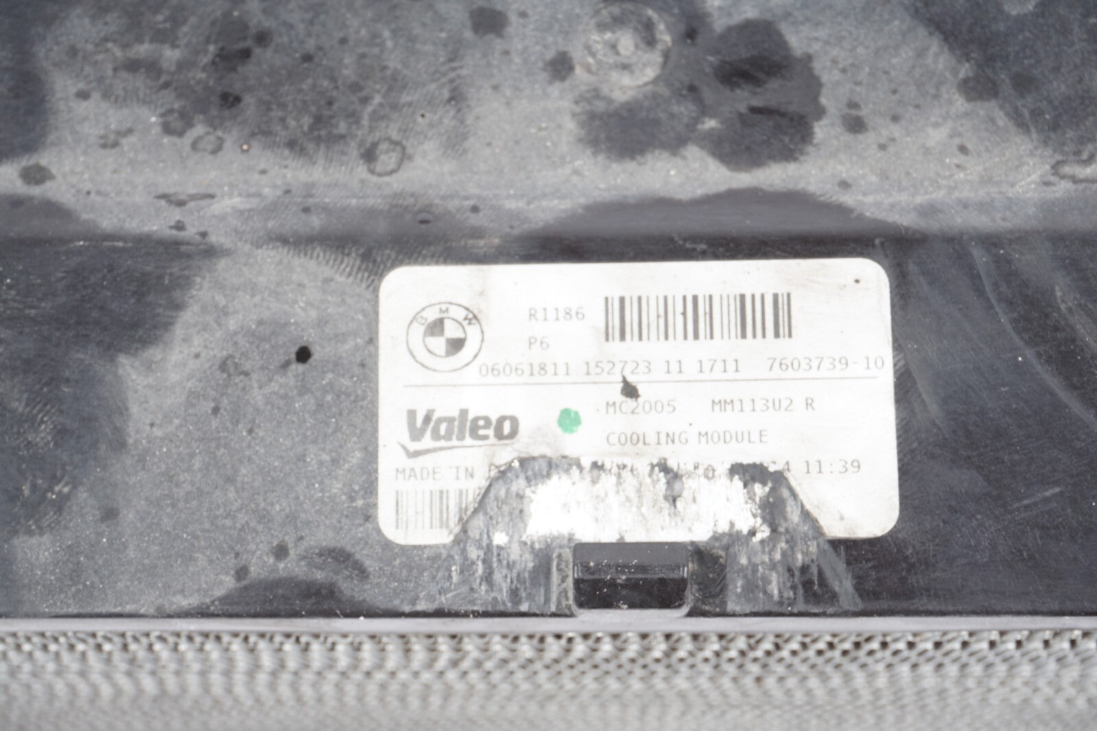 13 - 18 BMW 650I Cooling Radiator & A/C Condenser  OEM