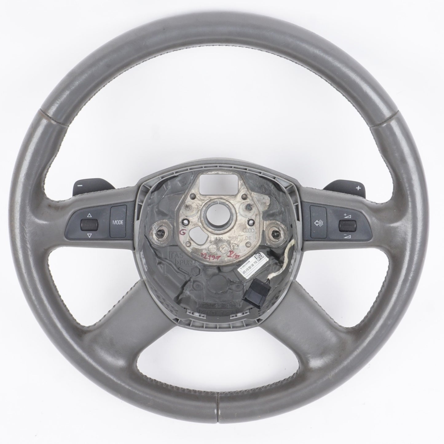 2006 - 2011 Audi A6 Quattro 4-Spoke Steering Wheel Leather OEM