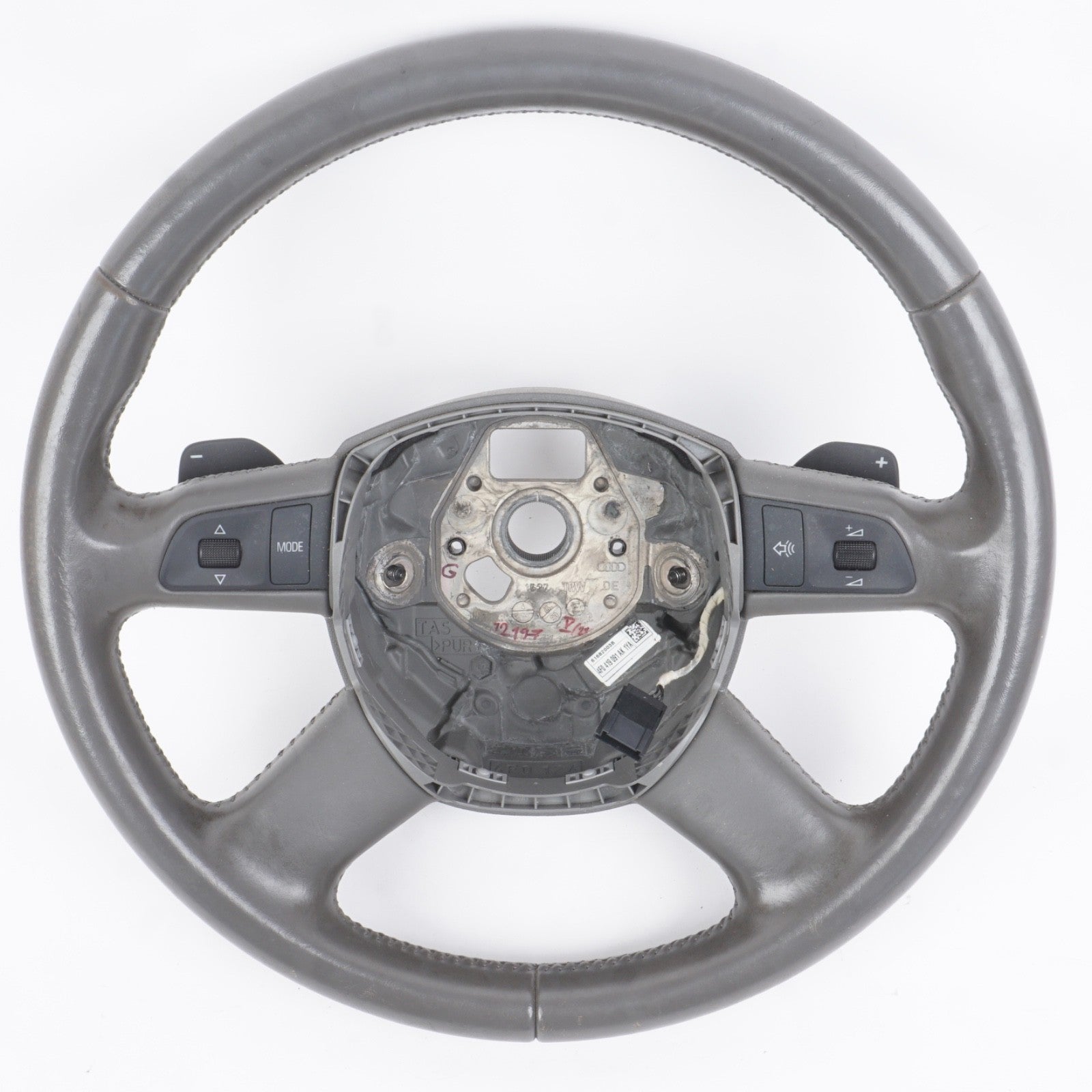 2006 - 2011 Audi A6 Quattro 4-Spoke Steering Wheel Leather OEM