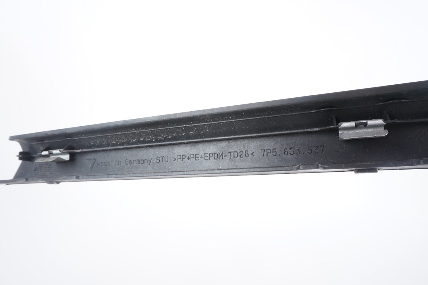 2011-2018 PORSCHE CAYENNE FRONT LEFT DRIVER SIDE DOOR MOLDING COVER PANEL OEM
