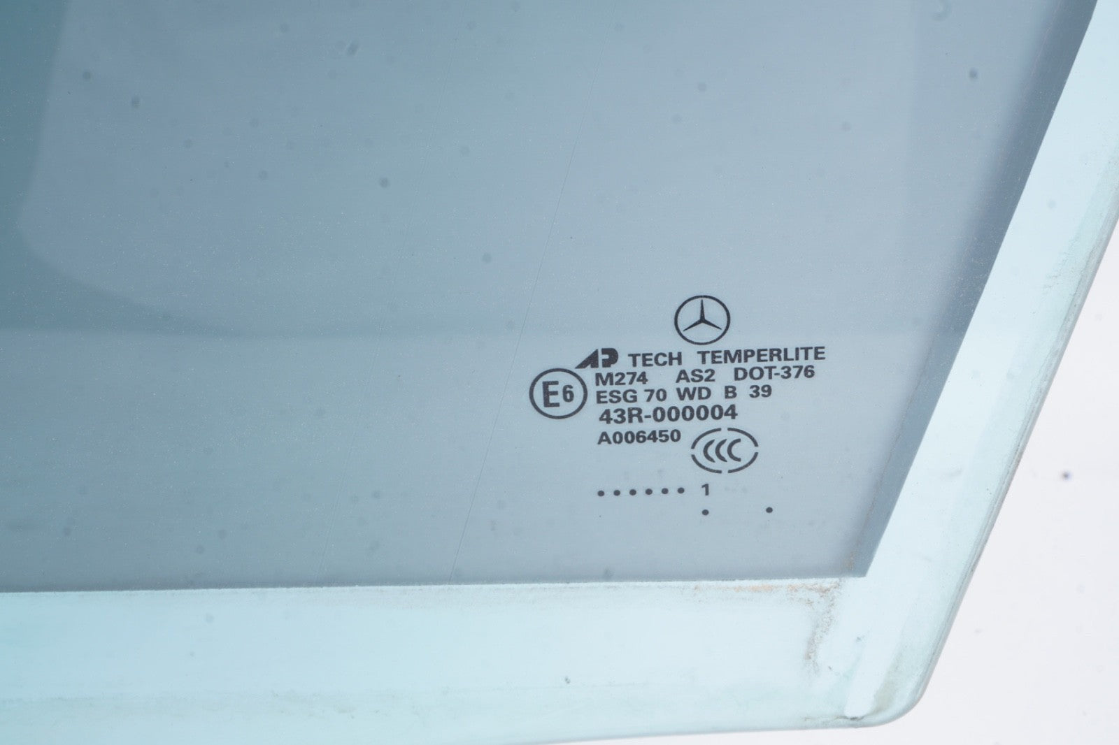 06-12 Mercedes W164 ML350 GL550 ML550 Front Left Driver Side Window Glass OEM