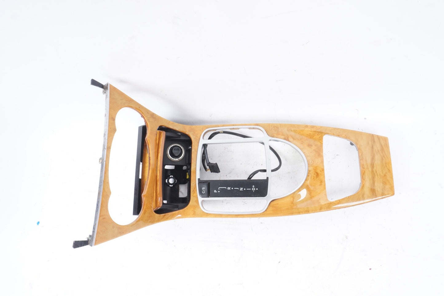 05-12 Mercedes R230 SL550 SL500 Center Console Trim Bezel Chestnut Wood OEM