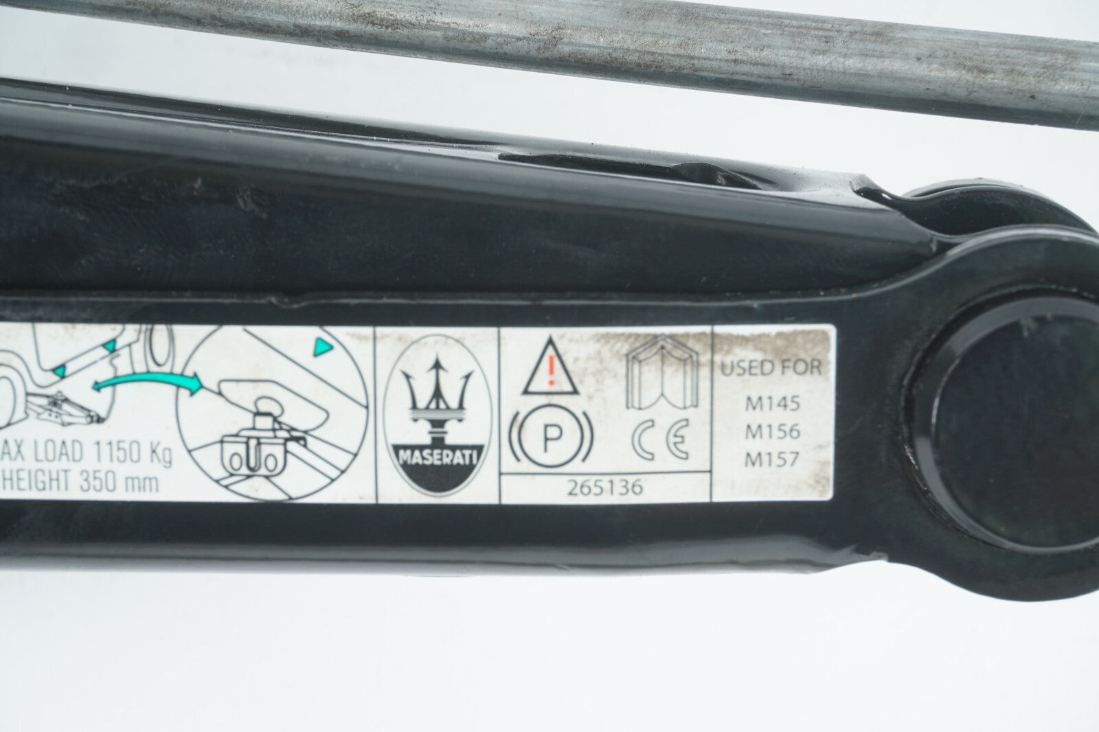 14-20 MASERATI QUATTROPORTE SPARE TIRE JACK OEM