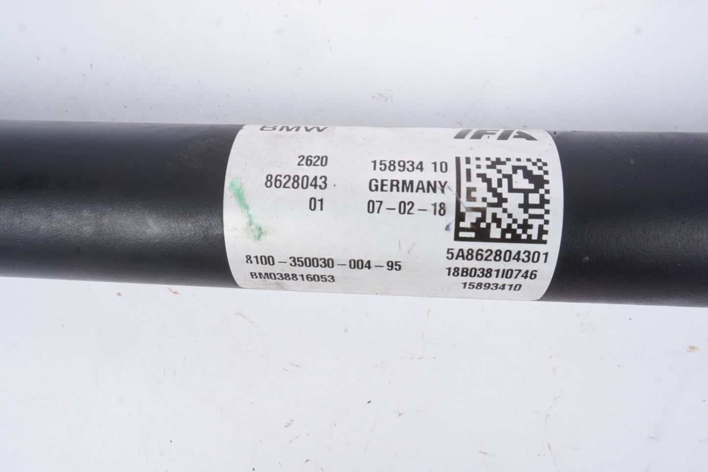 2010-2015 BMW 750LI XDRIVE - Front Driveshaft / Propeller Shaft 8628043