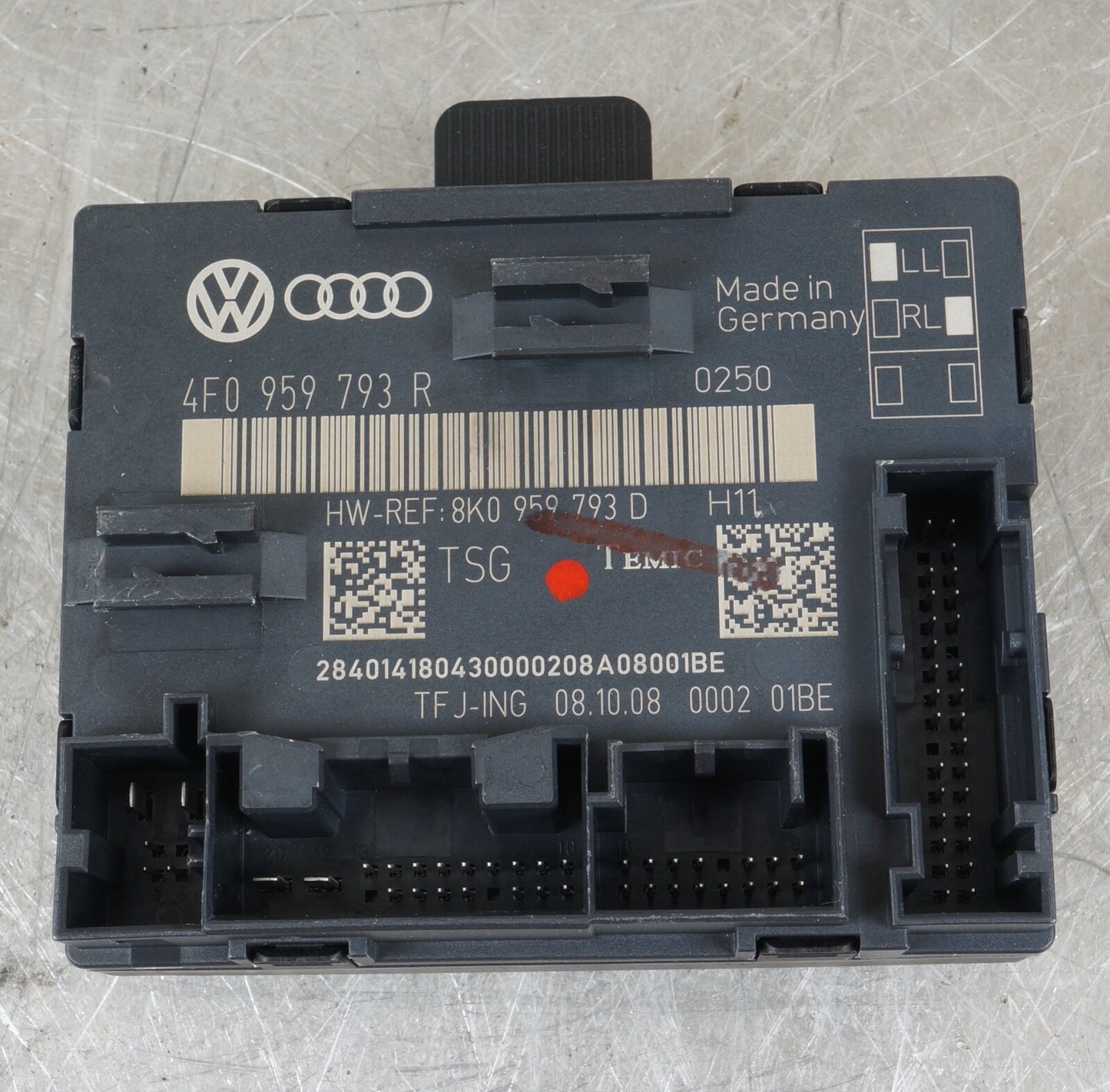 2009-2011 AUDI S6 - Front LEFT DOOR / Window Control Module 4F0959793R