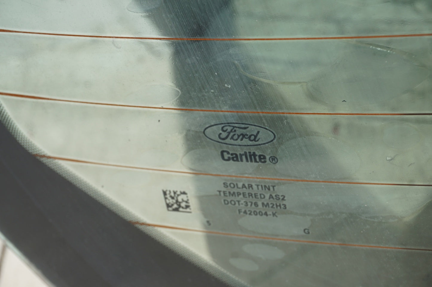 2012 - 2018 rod Focus Se Sedan Rear Back Windshield Window Glass OEM