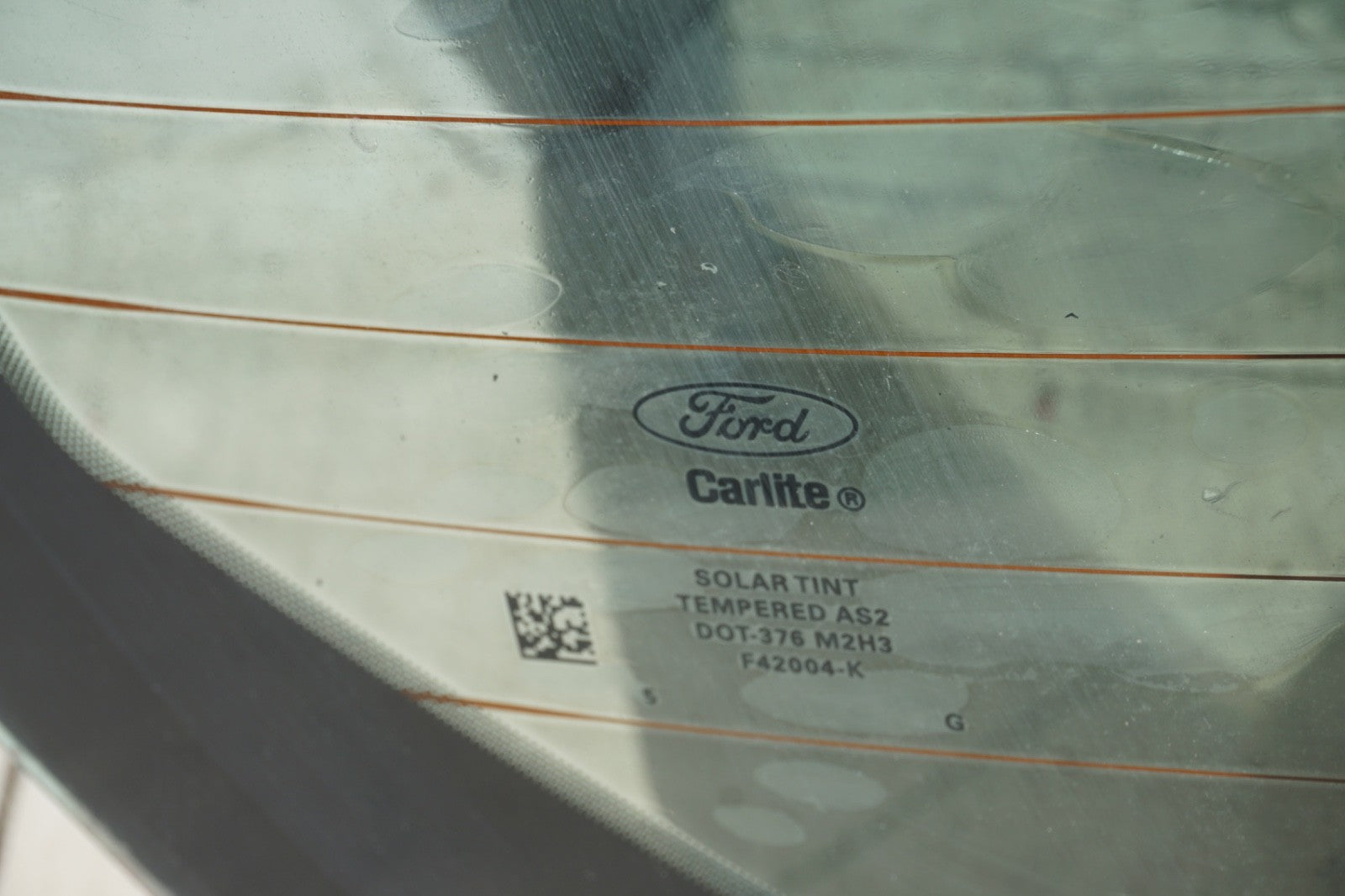 2012 - 2018 rod Focus Se Sedan Rear Back Windshield Window Glass OEM