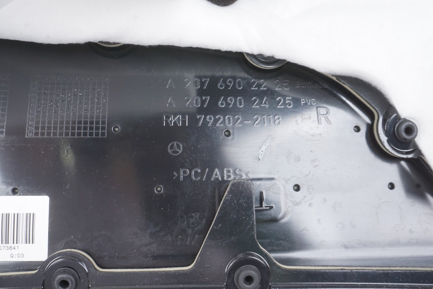 2010 – 2016 Mercedes E350 E550 W207 Coupe Rear Right Side Door Panel W/ Switch