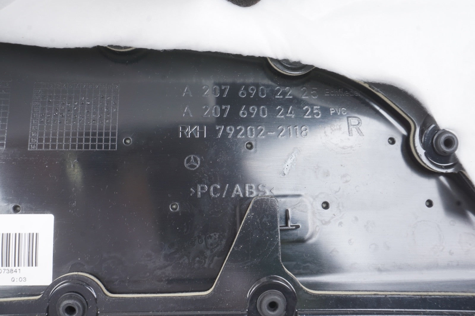 2010 – 2016 Mercedes E350 E550 W207 Coupe Rear Right Side Door Panel W/ Switch