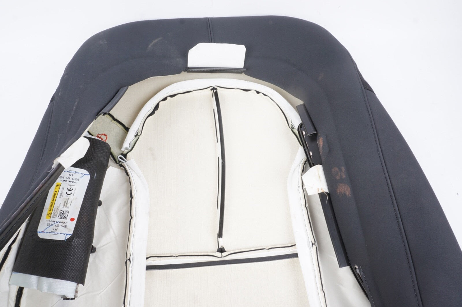2021 - 2024 POLESTAR 2 FRONT LEFT DRIVER SIDE SEAT UPPER CUSHION BACKREST