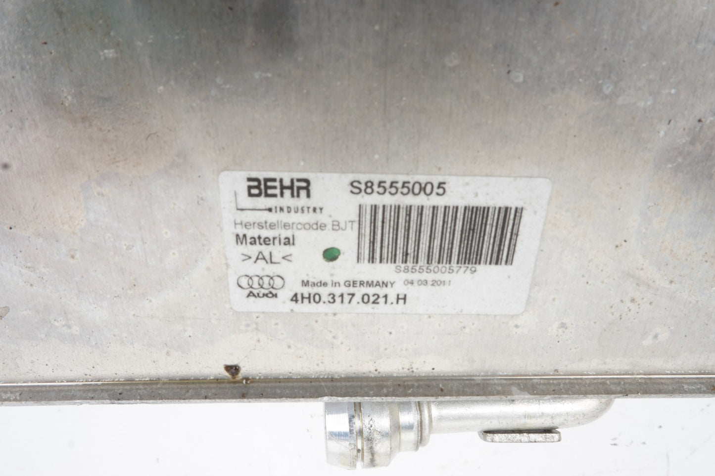 2011-2014 Audi A8 Transmission OIL Cooler 4H0317021H OEM