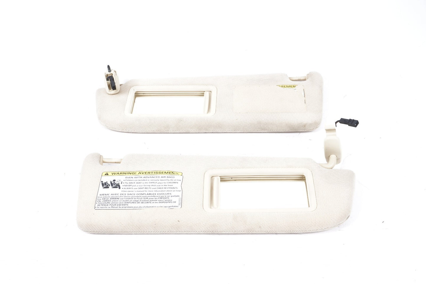 11-17 AUDI AUDI A8L SUN VISORS LEFT & RIGHT SET   OEM