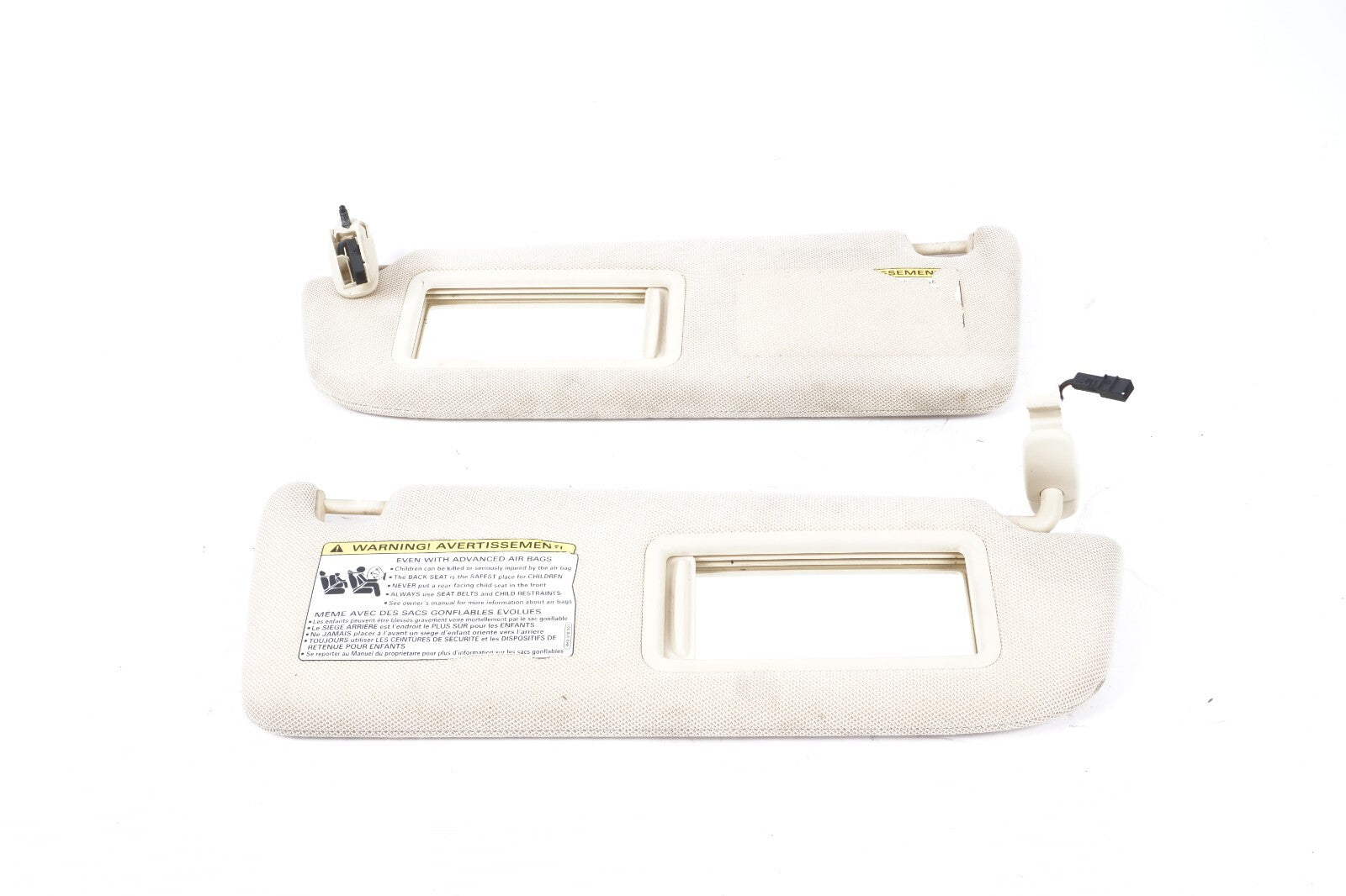 11-17 AUDI AUDI A8L SUN VISORS LEFT & RIGHT SET   OEM