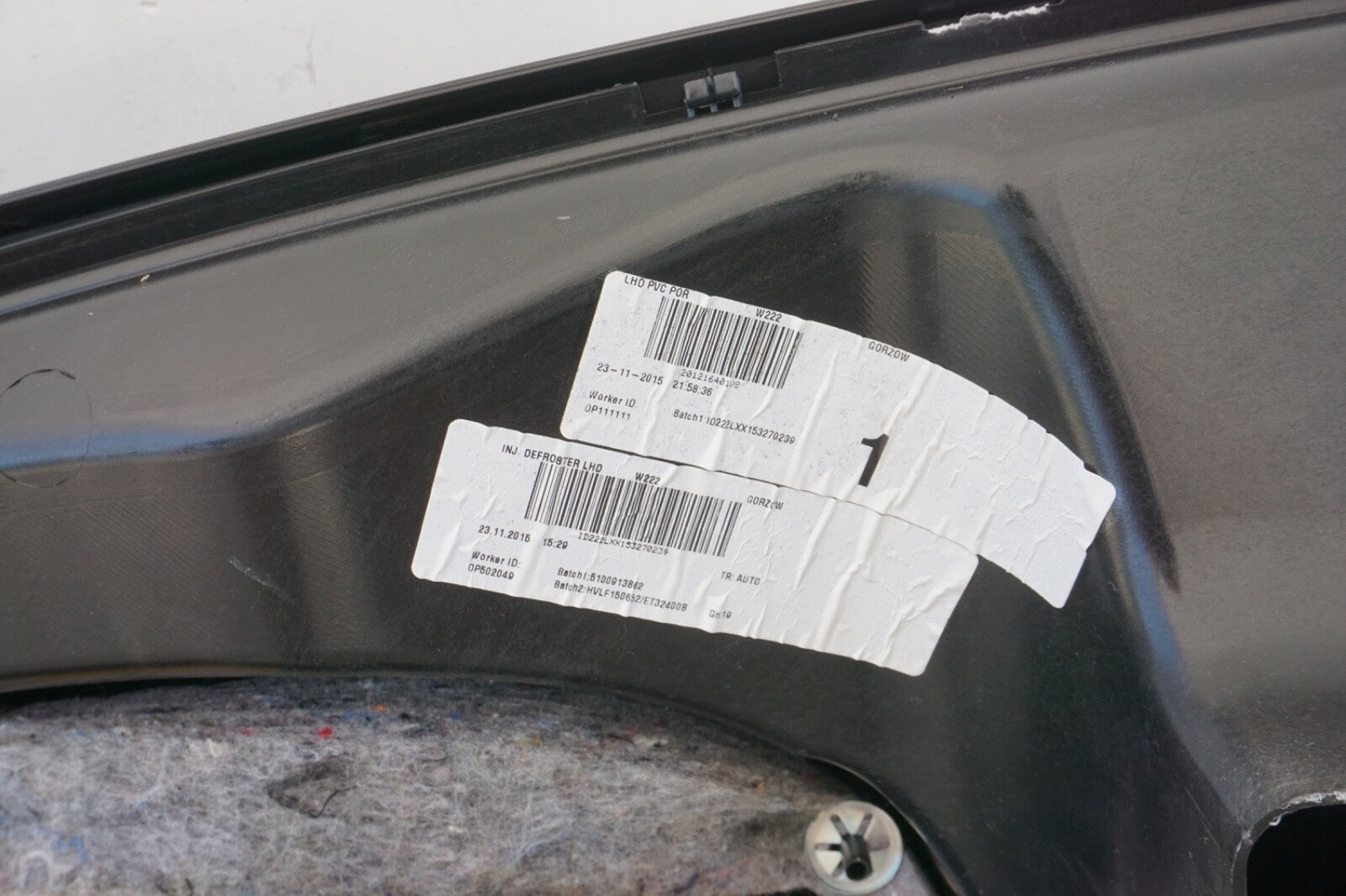 2014 - 2017 Mercedes S550 S600 W222 Dash Dashboard Instrument Panel Cover