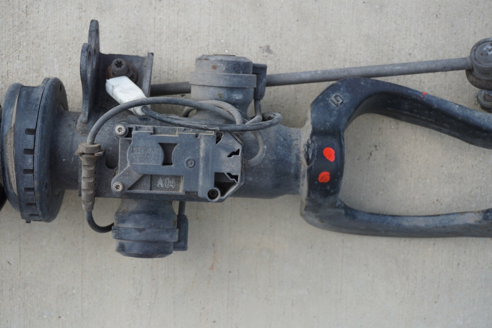 09-12 BMW F01 750LXi AWD Front Right Side Shock Strut Absorber W/Coil Spring OEM