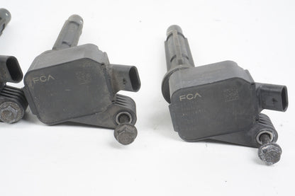 2017 - 2023 Alfa Romeo Giulia Stelvio 2.0L Ignition Coil Spark Plug Set Of 4 Oem