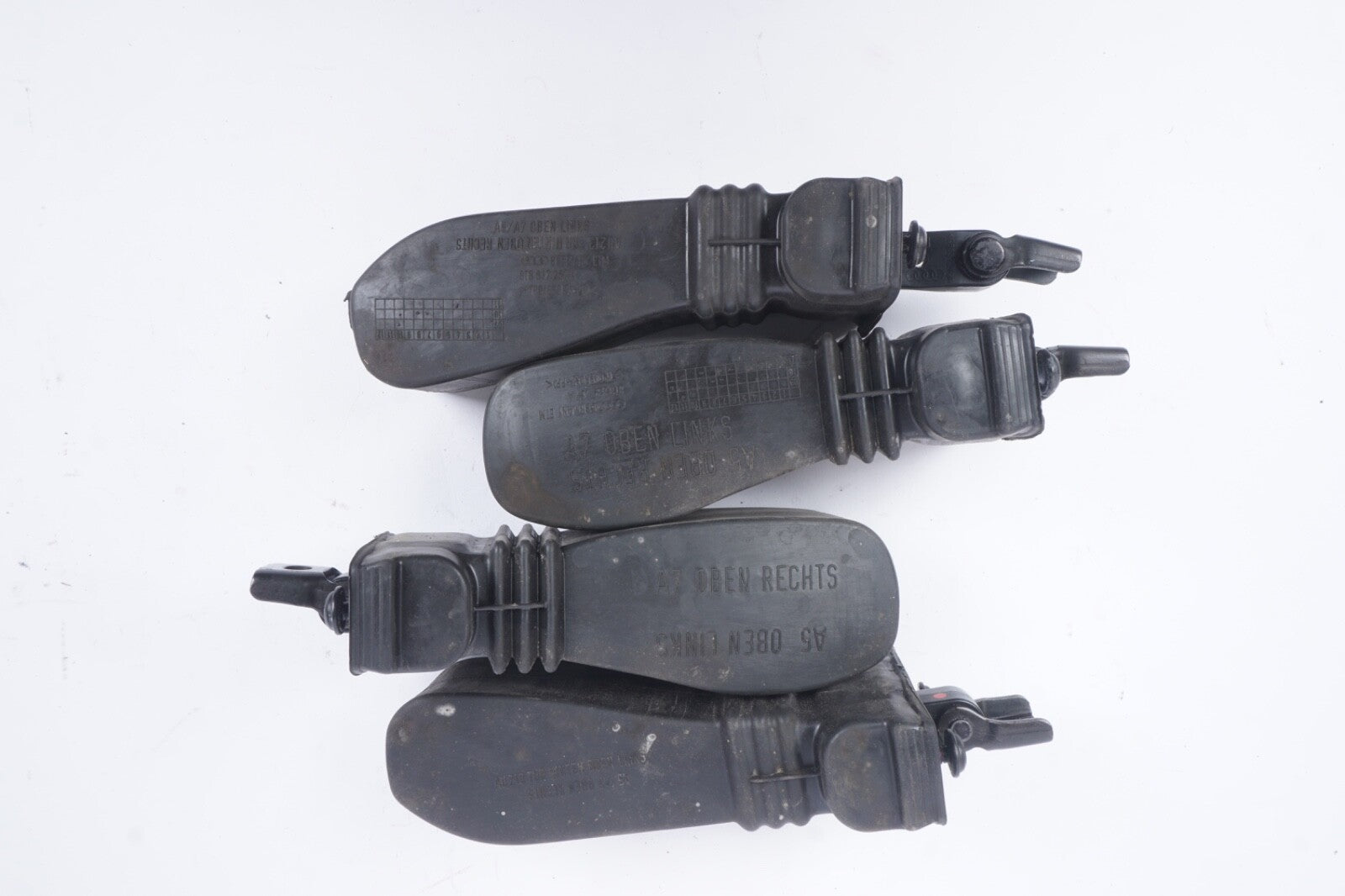 2012-2018 AUDI A7 FRONT REAR LEFT RIGHT SIDE DOOR CHECK STRAP STOP STOPPER SET