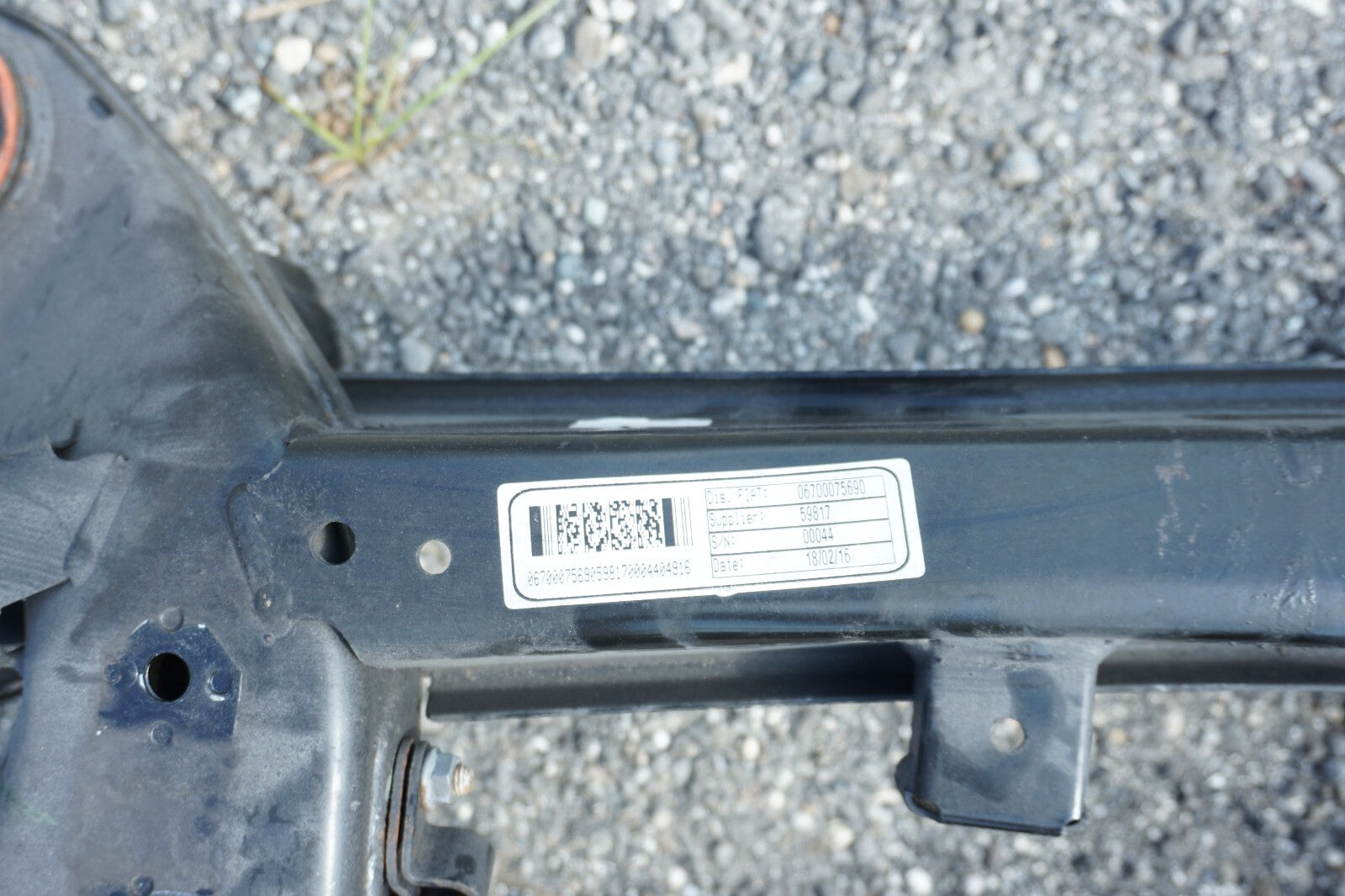 14 - 20 MASERATI QUATTROPORTE REAR SUBFRAME CROSSMEMBER CRADLE UNDERCARRIAGE OEM