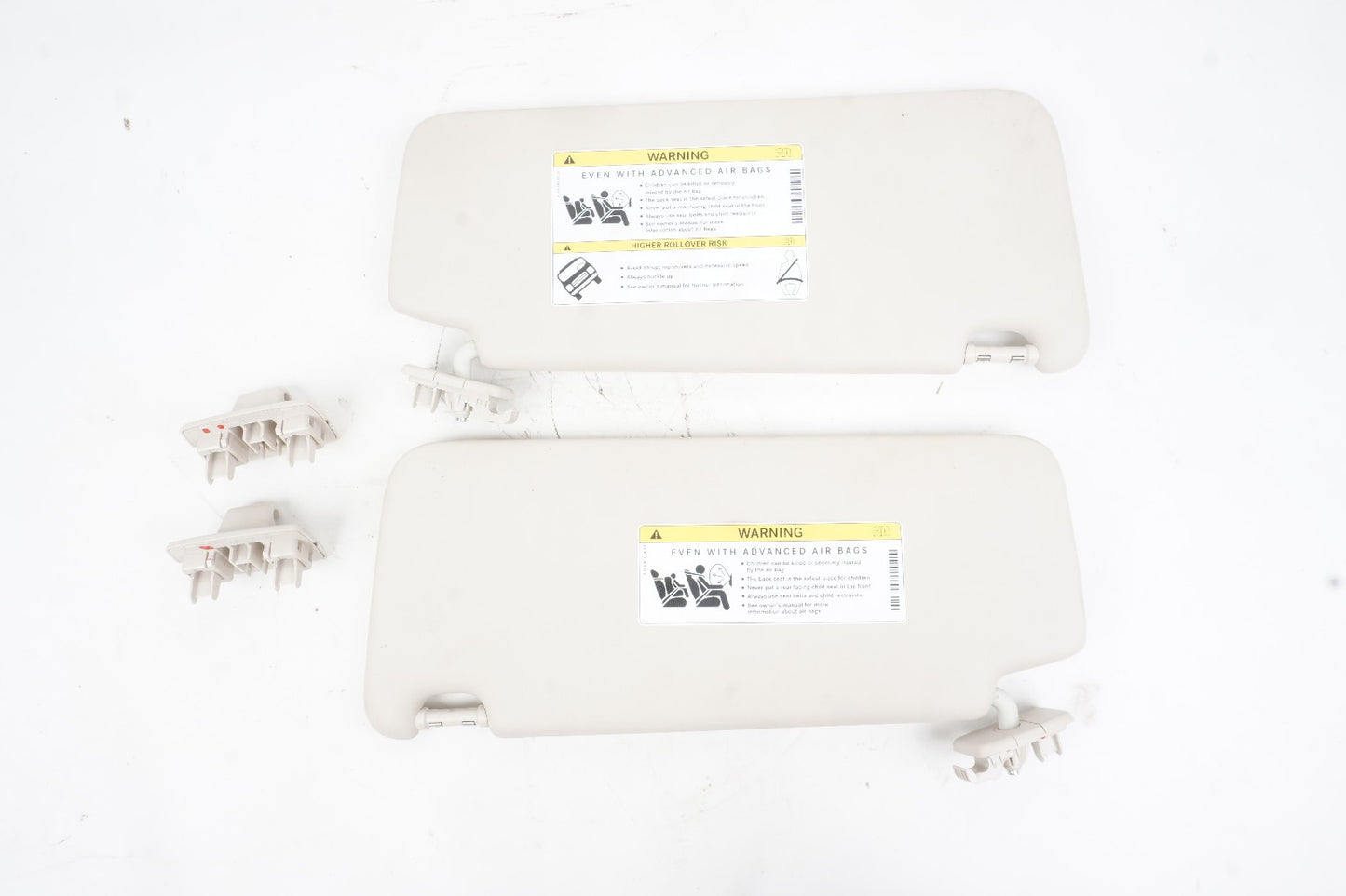 2022-2024 MERCEDES EQB X243 FRONT RIGHT AND LEFT SUN VISOR SET OEM