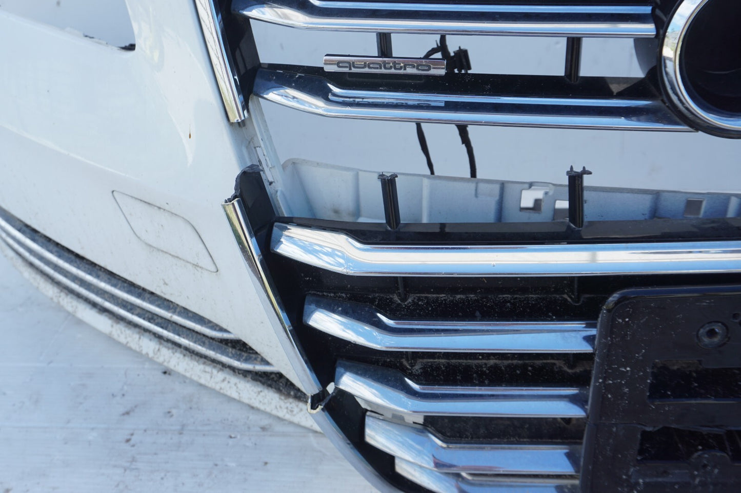 2011 - 2014 AUDI A8 A8L FRONT BUMPER COVER ASSEMBLY OEM