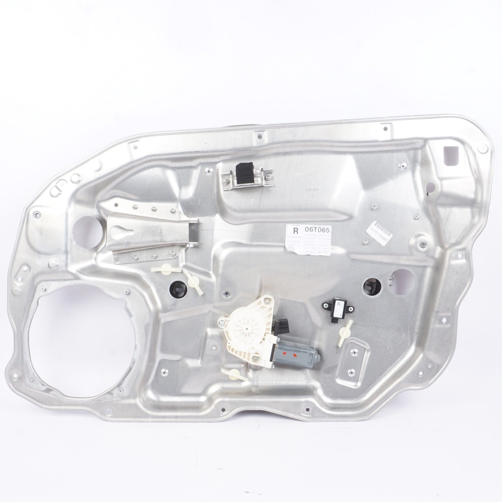 07-13 Mercedes W221 S550 Front Right Door Window Regulator Frame Plate Panel OEM