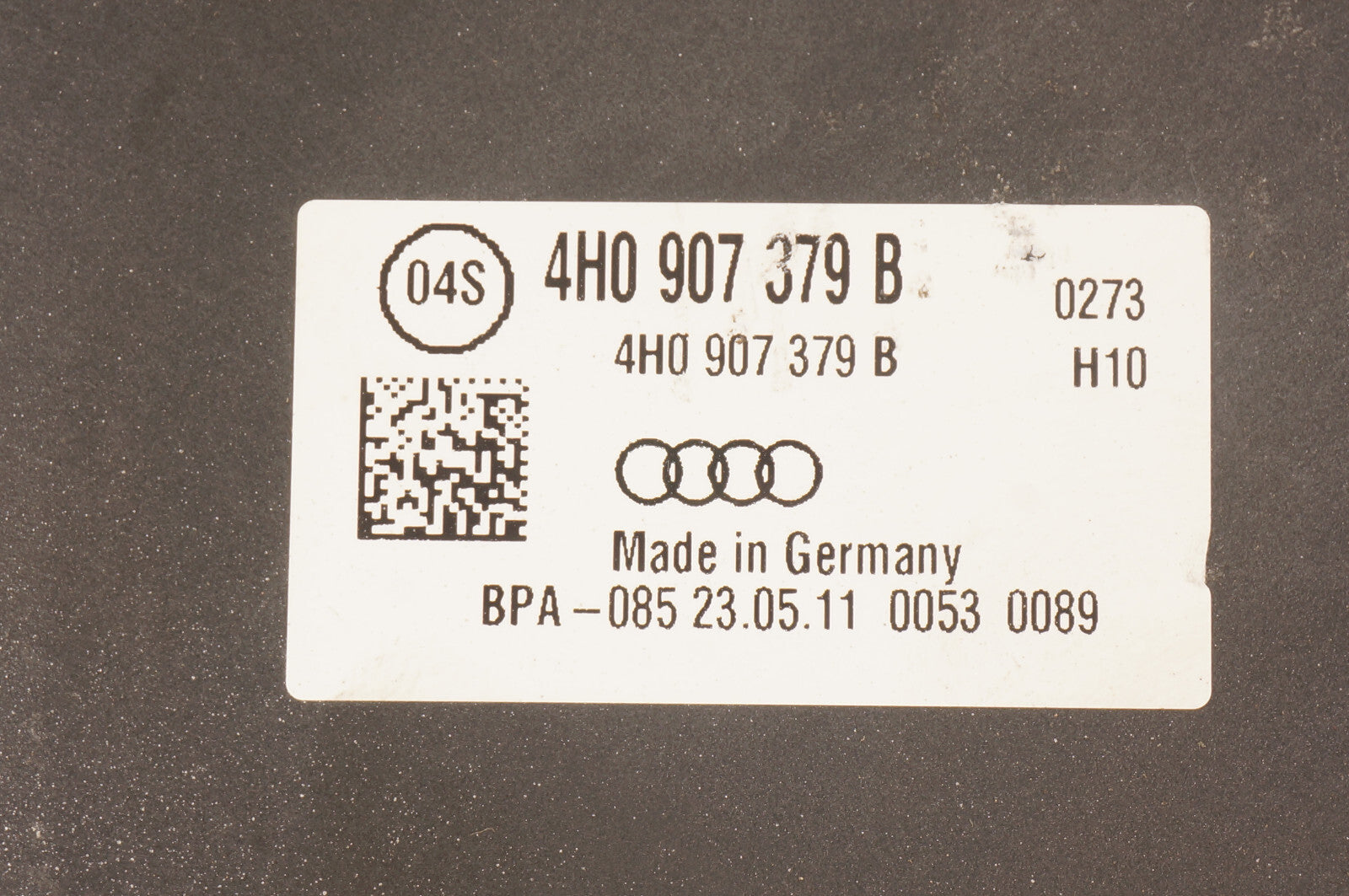 2011 - 2012 AUDI A8L ABS ANTI LOCK BRAKE PUMP W/ MODULE  4H0907379B OEM