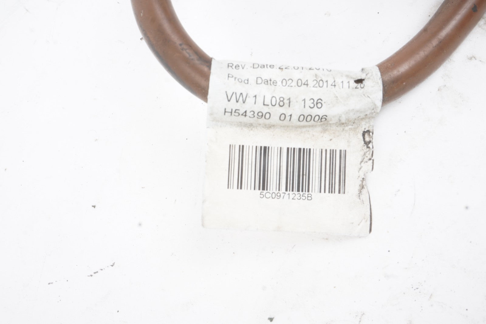 2012-2019 Volkswagen Passat Negative Battery Ground Cable 5C0971235B OEM