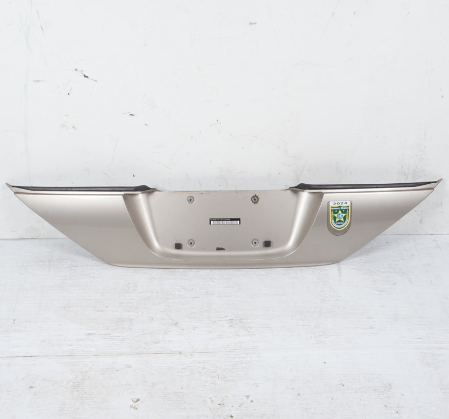 03-12 Mercedes R230 SL500 SL550 SL55 AMG Trunk Lid License Plate Holder OEM