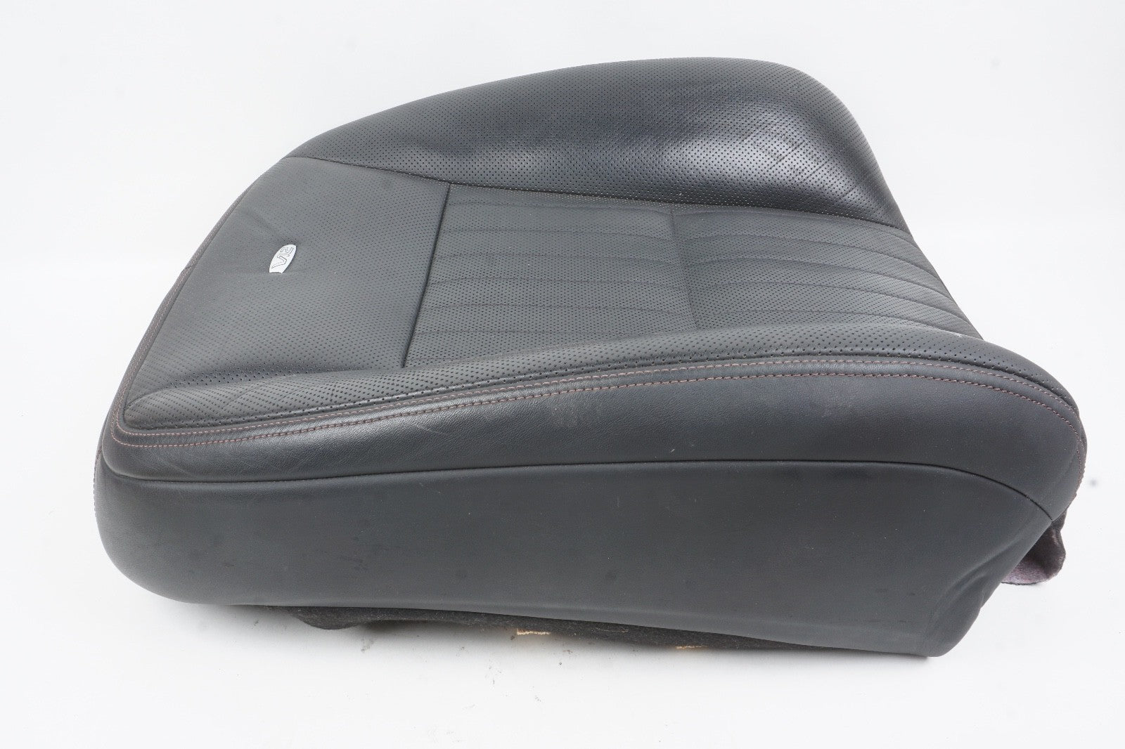 10-13 Mercedes W221 S600 Front Left Seat Cushion Top Upper Exclusive Black OEM