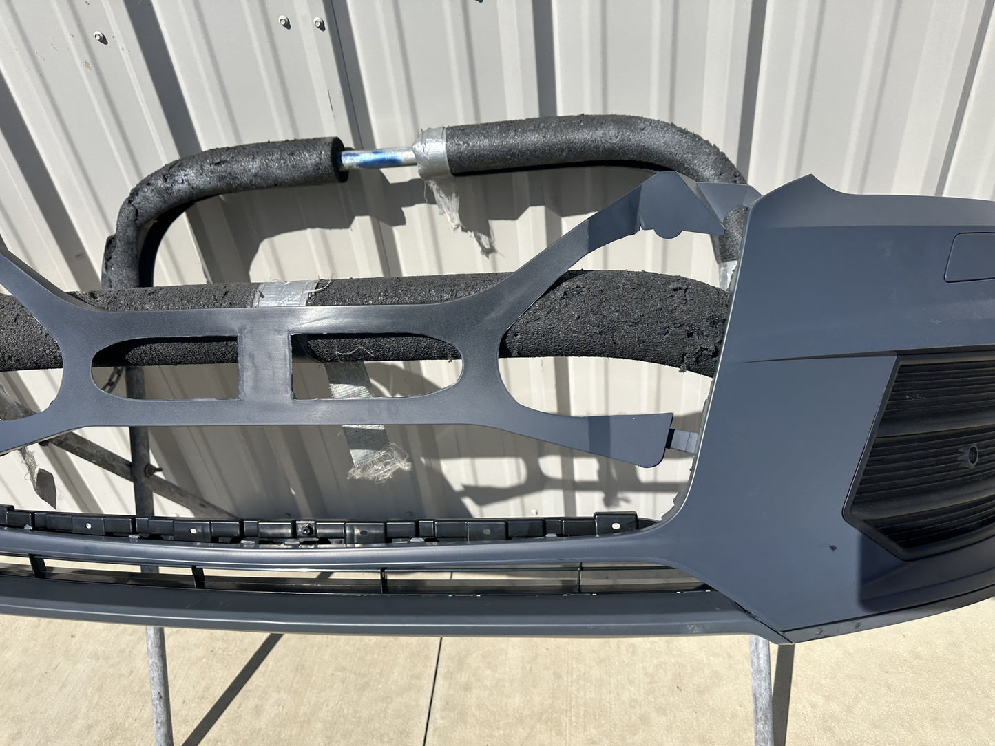 For 2018 Audi Q3 New Front Bumper Cover Primed Without Side Light Hole