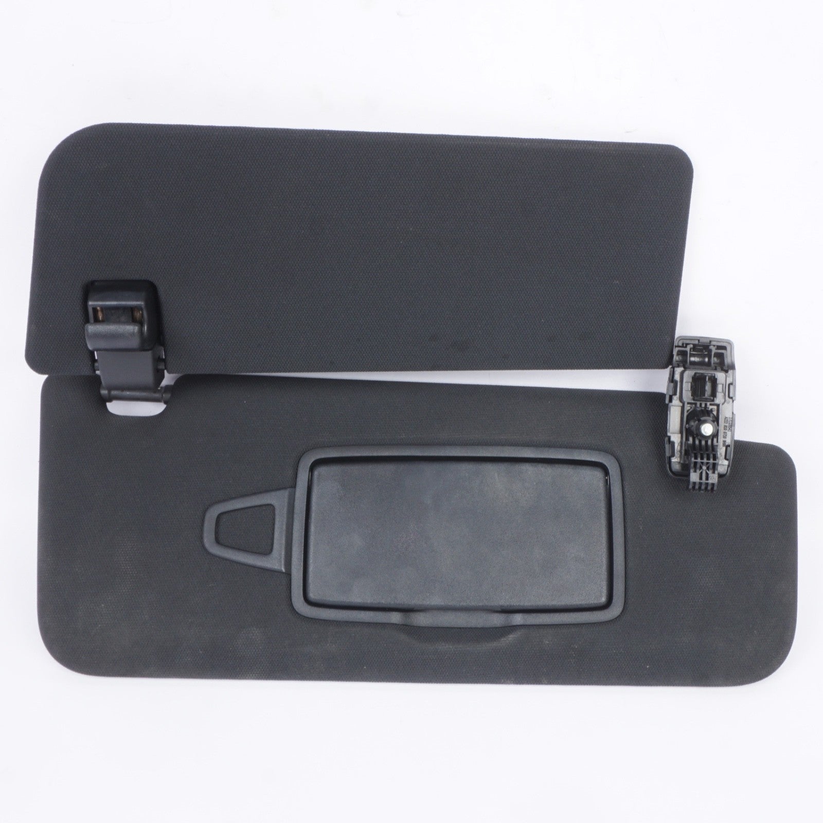 2014-2020 MERCEDES S CLASS W222 SEDAN - FRONT RIGHT SUN VISOR CLOTH (BLACK) OEM
