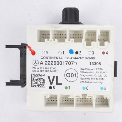 2014 - 2017 Mercedes W222 S550 Front Left Door Control Module 2229001807 OEM